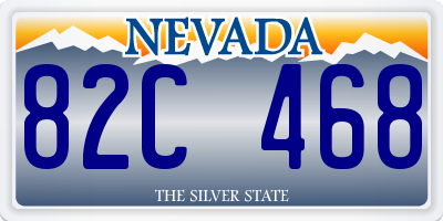 NV license plate 82C468