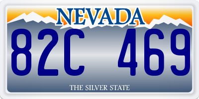 NV license plate 82C469