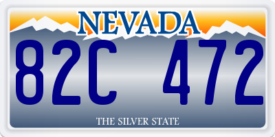 NV license plate 82C472