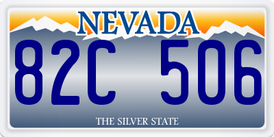 NV license plate 82C506