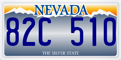 NV license plate 82C510