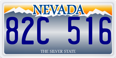 NV license plate 82C516