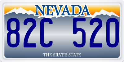 NV license plate 82C520