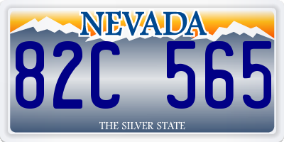 NV license plate 82C565