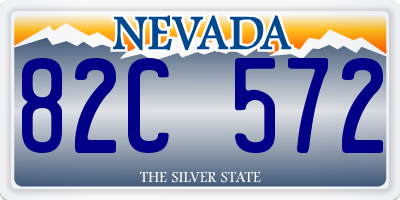 NV license plate 82C572