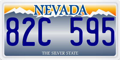 NV license plate 82C595