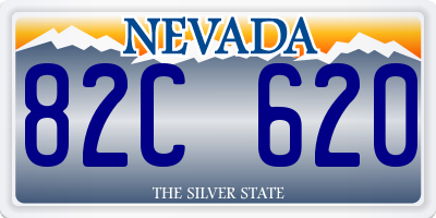 NV license plate 82C620