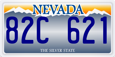 NV license plate 82C621