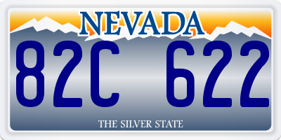 NV license plate 82C622