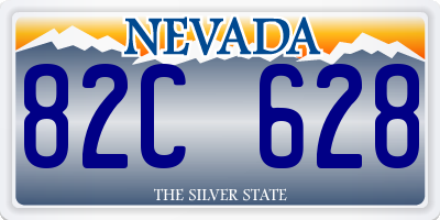 NV license plate 82C628