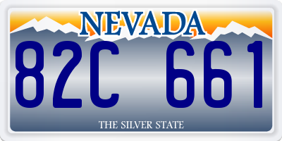 NV license plate 82C661