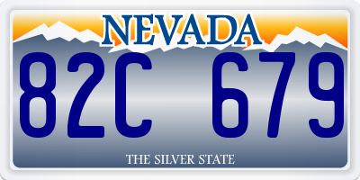 NV license plate 82C679