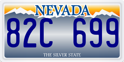 NV license plate 82C699