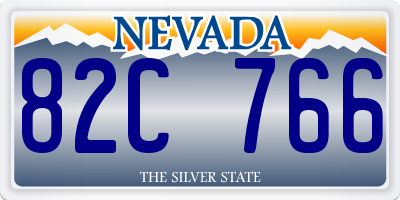 NV license plate 82C766