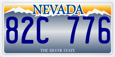 NV license plate 82C776