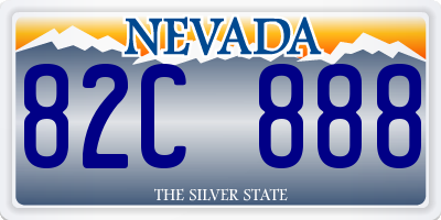 NV license plate 82C888