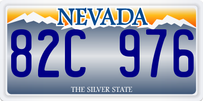 NV license plate 82C976
