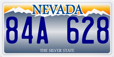 NV license plate 84A628