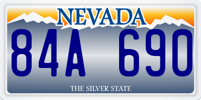 NV license plate 84A690