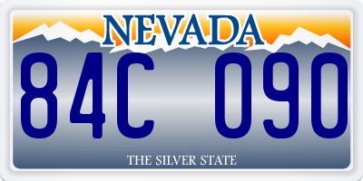 NV license plate 84C090