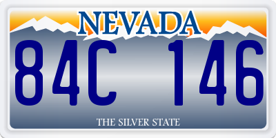 NV license plate 84C146