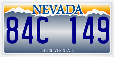 NV license plate 84C149