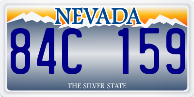 NV license plate 84C159