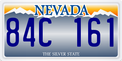 NV license plate 84C161