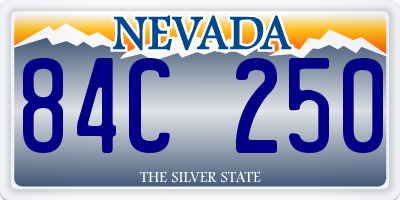 NV license plate 84C250