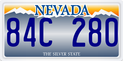 NV license plate 84C280