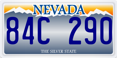 NV license plate 84C290
