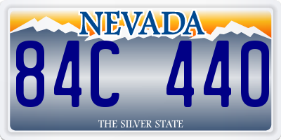 NV license plate 84C440