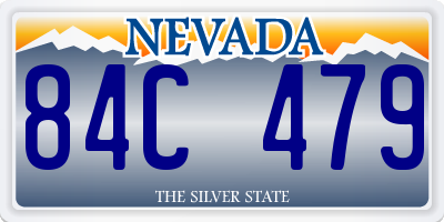 NV license plate 84C479