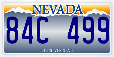 NV license plate 84C499