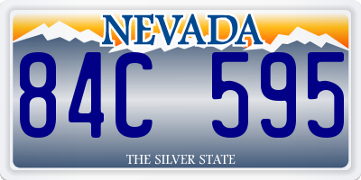 NV license plate 84C595