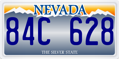 NV license plate 84C628