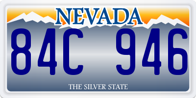 NV license plate 84C946