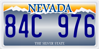 NV license plate 84C976