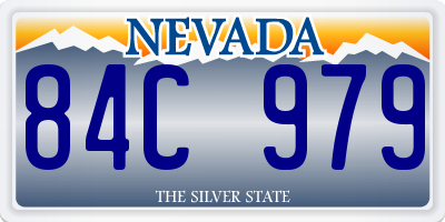 NV license plate 84C979