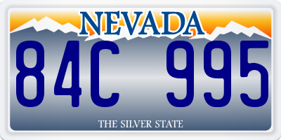 NV license plate 84C995