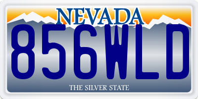 NV license plate 856WLD