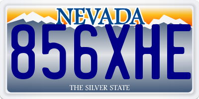 NV license plate 856XHE