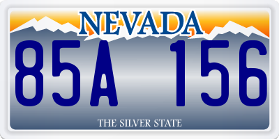 NV license plate 85A156