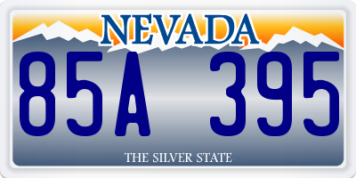 NV license plate 85A395