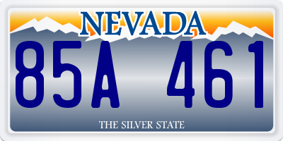 NV license plate 85A461