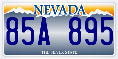 NV license plate 85A895
