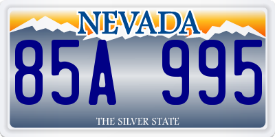 NV license plate 85A995