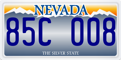 NV license plate 85C008