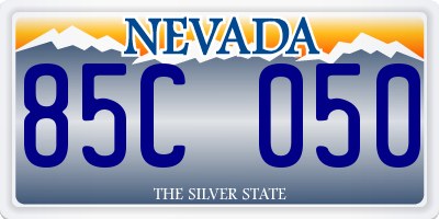 NV license plate 85C050
