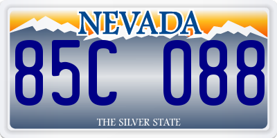 NV license plate 85C088